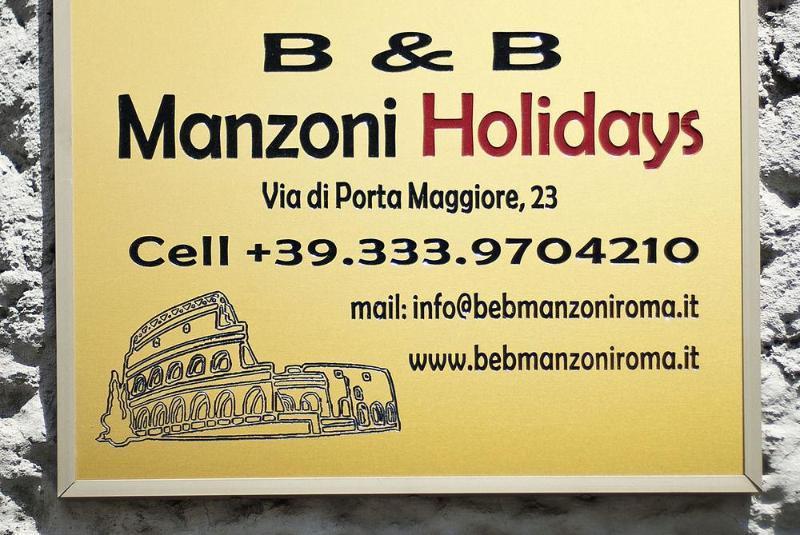 B&B Manzoni Holidays Róma Kültér fotó